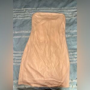 Versus by Versace nude Strapless Dress